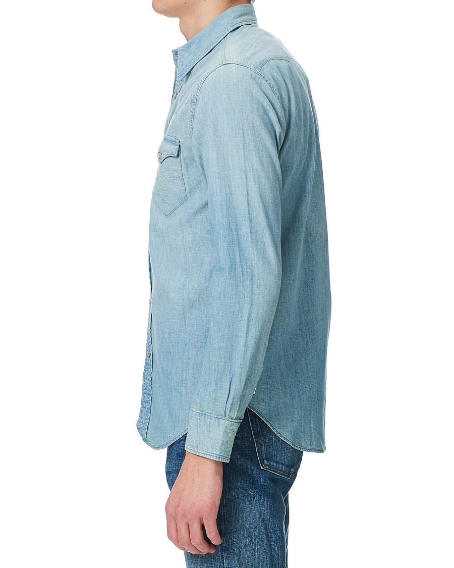 Herre | Skjorter | RRL | Buffalo Western Shirt Indigo/Cream