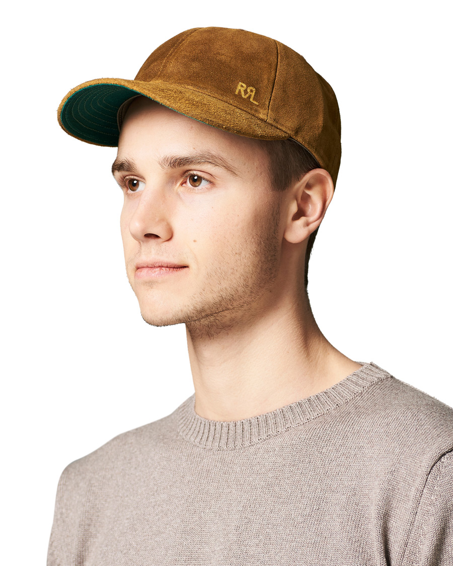Herre | RRL Rough Out Ball Cap Tan | RRL | Rough Out Ball Cap Tan