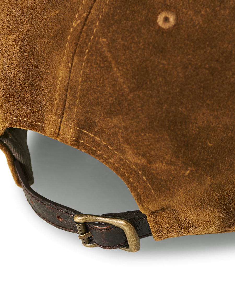 Herre | RRL Rough Out Ball Cap Tan | RRL | Rough Out Ball Cap Tan