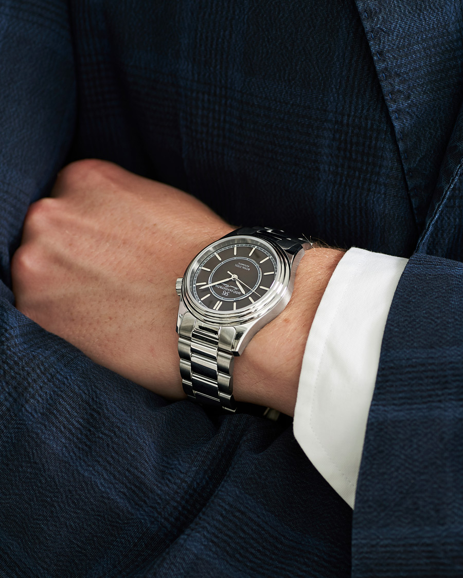 Herre | | Sjöö Sandström | Royal Steel Classic 36mm Annual Edition Leather Brown