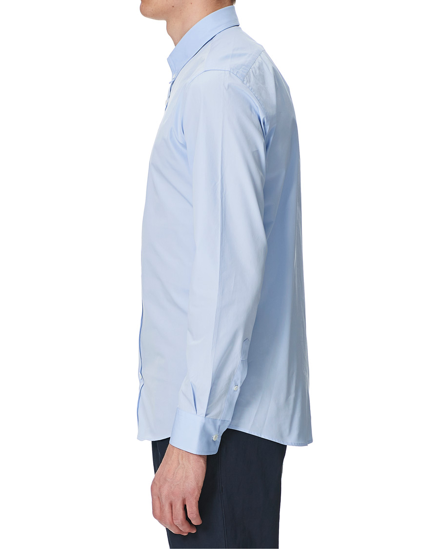 Herre | Skjorter | Maison Kitsuné | Fox Head Oxford Shirt Light Blue