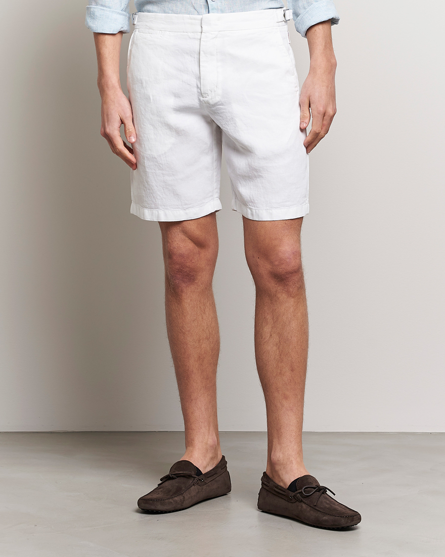 Herre | Shorts | Orlebar Brown | Norwich Linen Shorts White