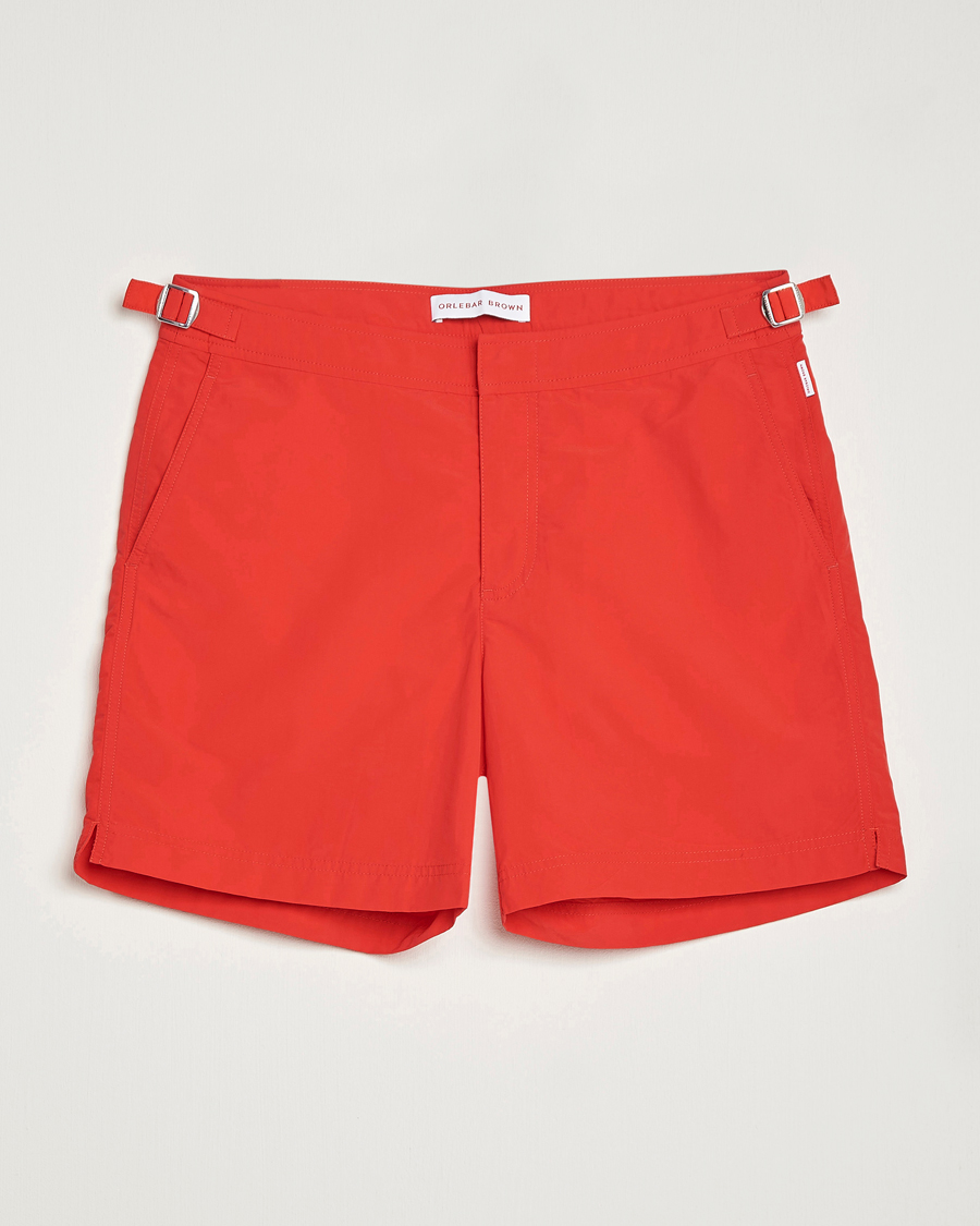 Herre | Badeshorts | Orlebar Brown | Bulldog II Medium Length Swim Shorts Rescue Red