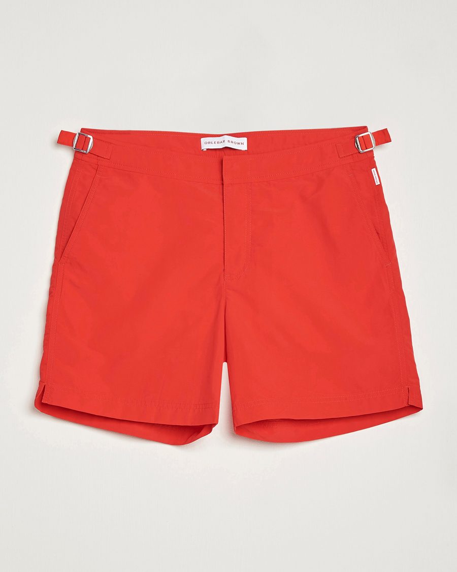 Herre | | Orlebar Brown | Bulldog II Medium Length Swim Shorts Rescue Red