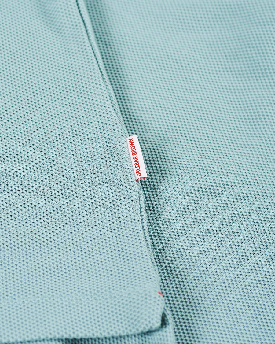 Herre | Gensere | Orlebar Brown | Felix Long Sleeve Waffle Polo Mineral