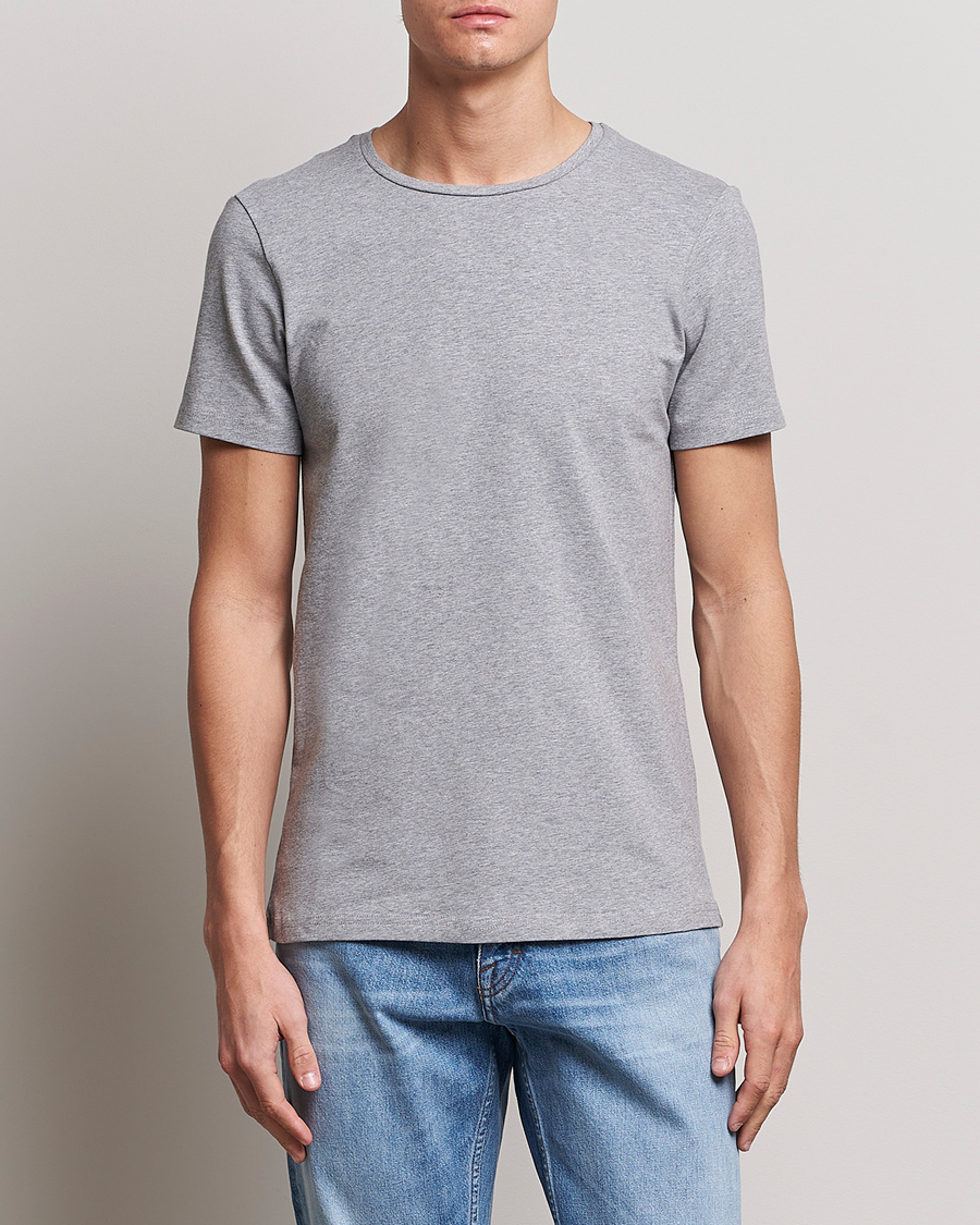 Herre |  | Bread & Boxers | 4-Pack Crew Neck Tee White/Black/Grey/Navy