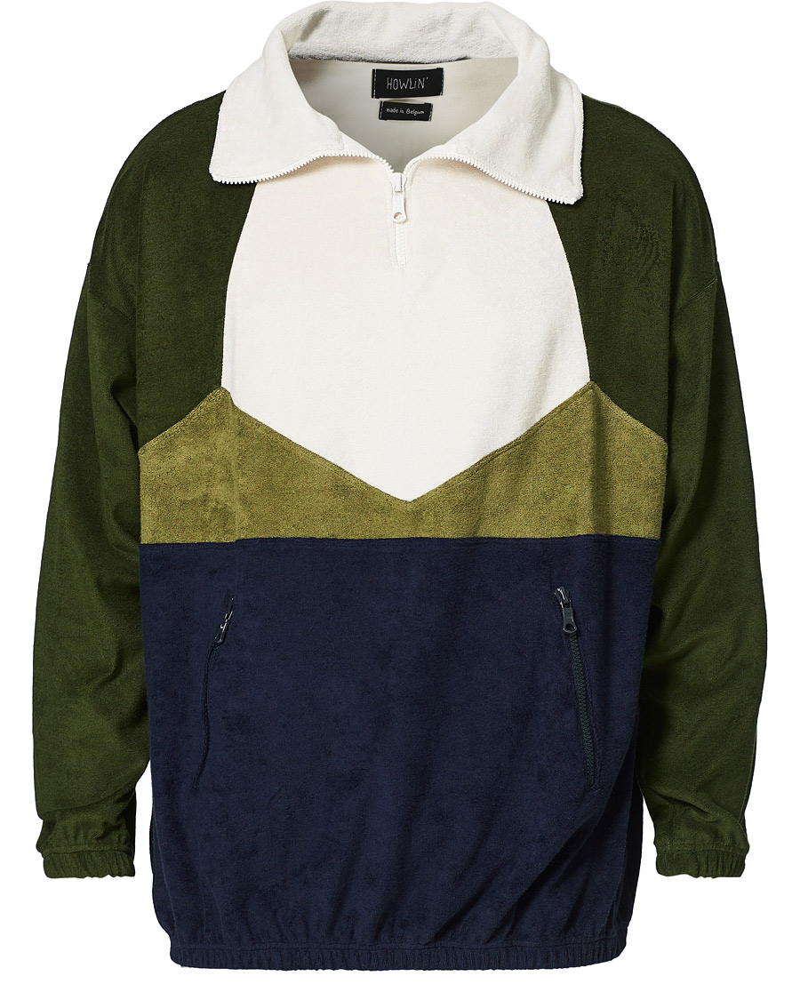 Herre | Gensere | Howlin' | Long Sleeve Terry Zip Sweat Dark Green