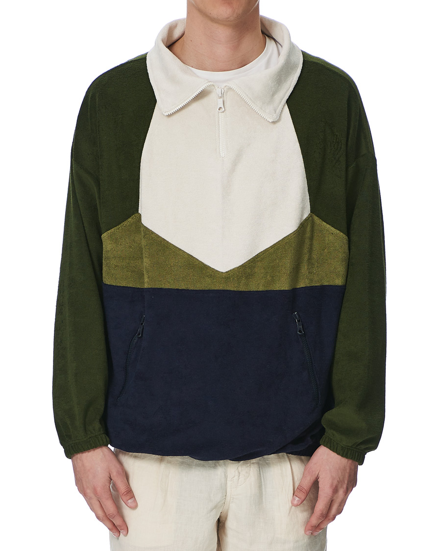 Herre | Gensere | Howlin' | Long Sleeve Terry Zip Sweat Dark Green