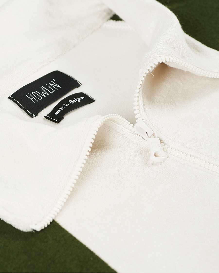 Herre | Gensere | Howlin' | Long Sleeve Terry Zip Sweat Dark Green