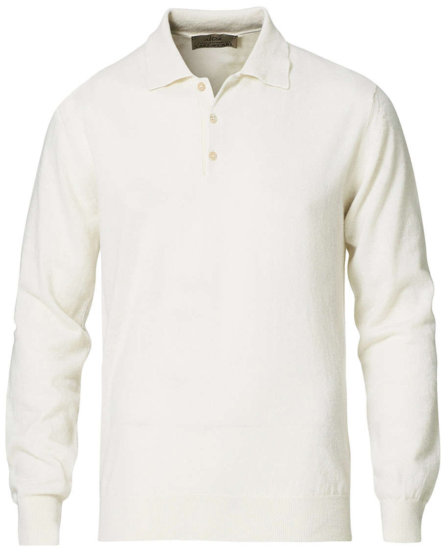 Herre | Gensere | Altea | Todd & Duncan Cashmere Polo Ice White