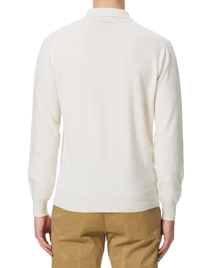 Herre | Gensere | Altea | Todd & Duncan Cashmere Polo Ice White