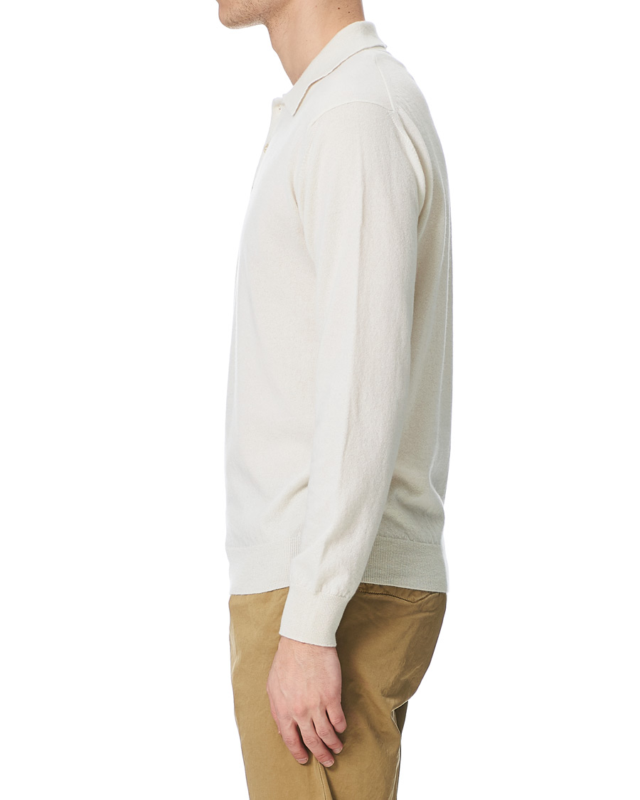 Herre | Gensere | Altea | Todd & Duncan Cashmere Polo Ice White