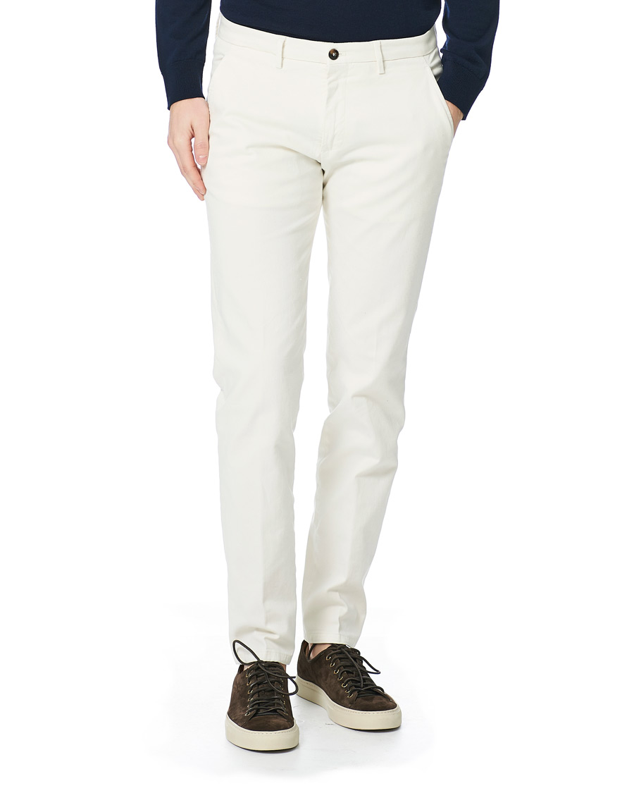 Herre | Bukser | Briglia 1949 | Slim Fit Cotton Chinos Cream