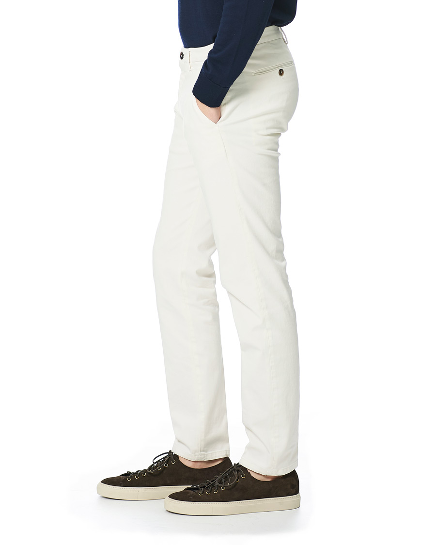 Herre | Bukser | Briglia 1949 | Slim Fit Cotton Chinos Cream