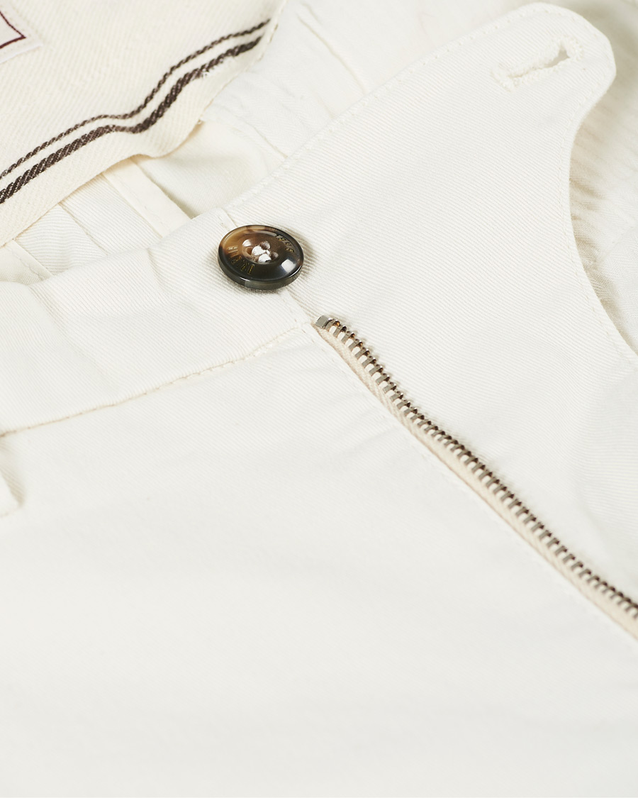 Herre | Bukser | Briglia 1949 | Slim Fit Cotton Chinos Cream