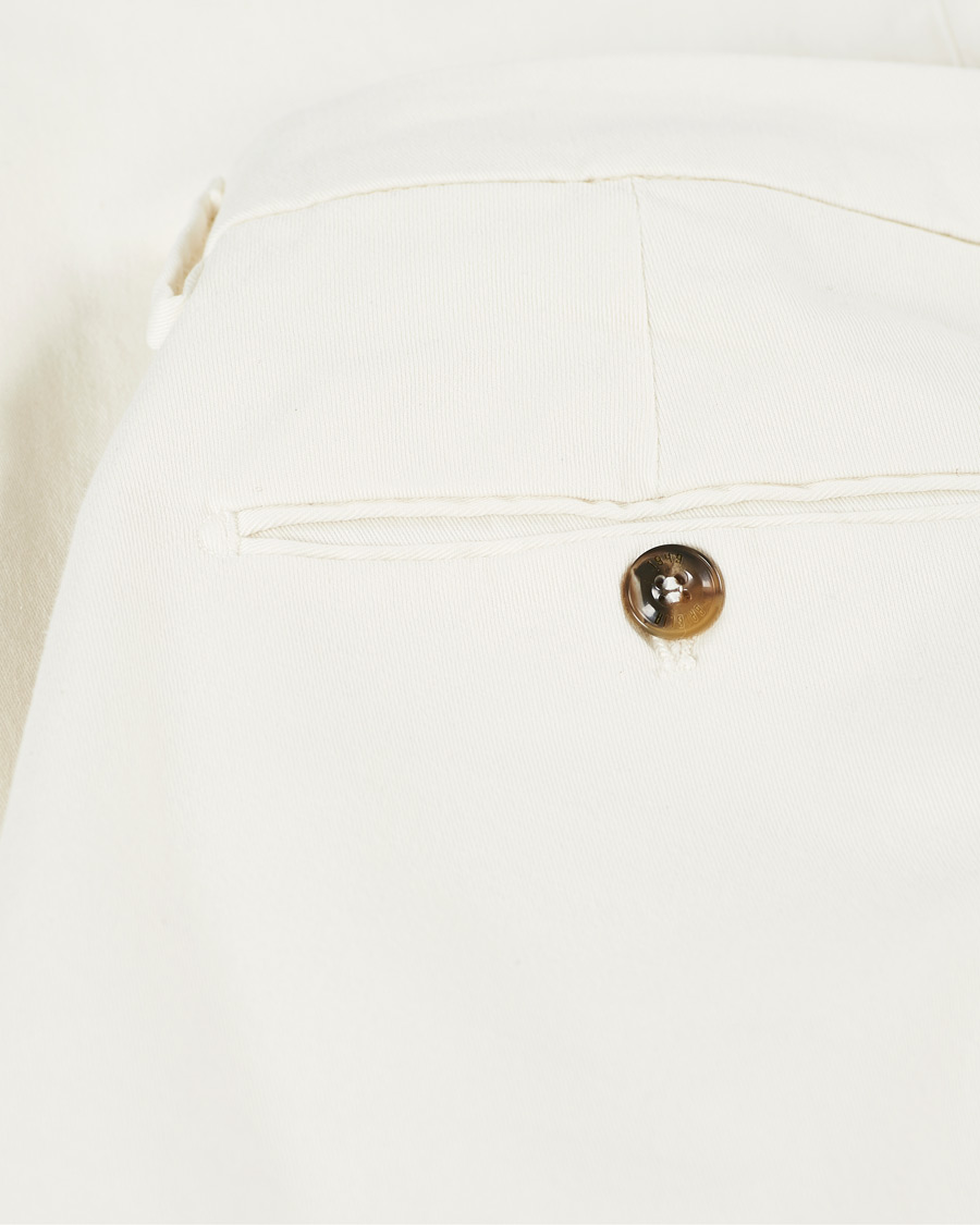 Herre | Bukser | Briglia 1949 | Slim Fit Cotton Chinos Cream