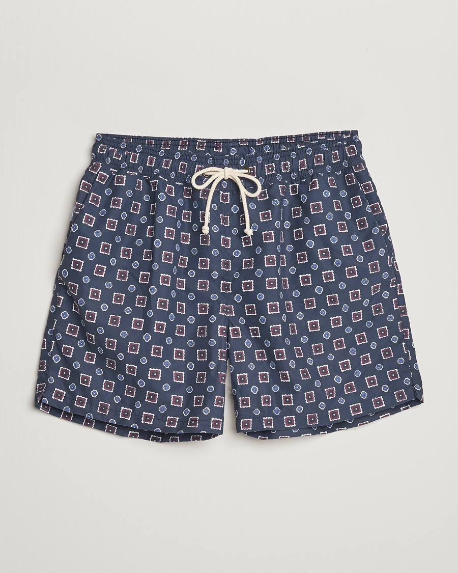 Herre | Badeshorts | Ripa Ripa | Scirocco Printed Swimshorts Blue