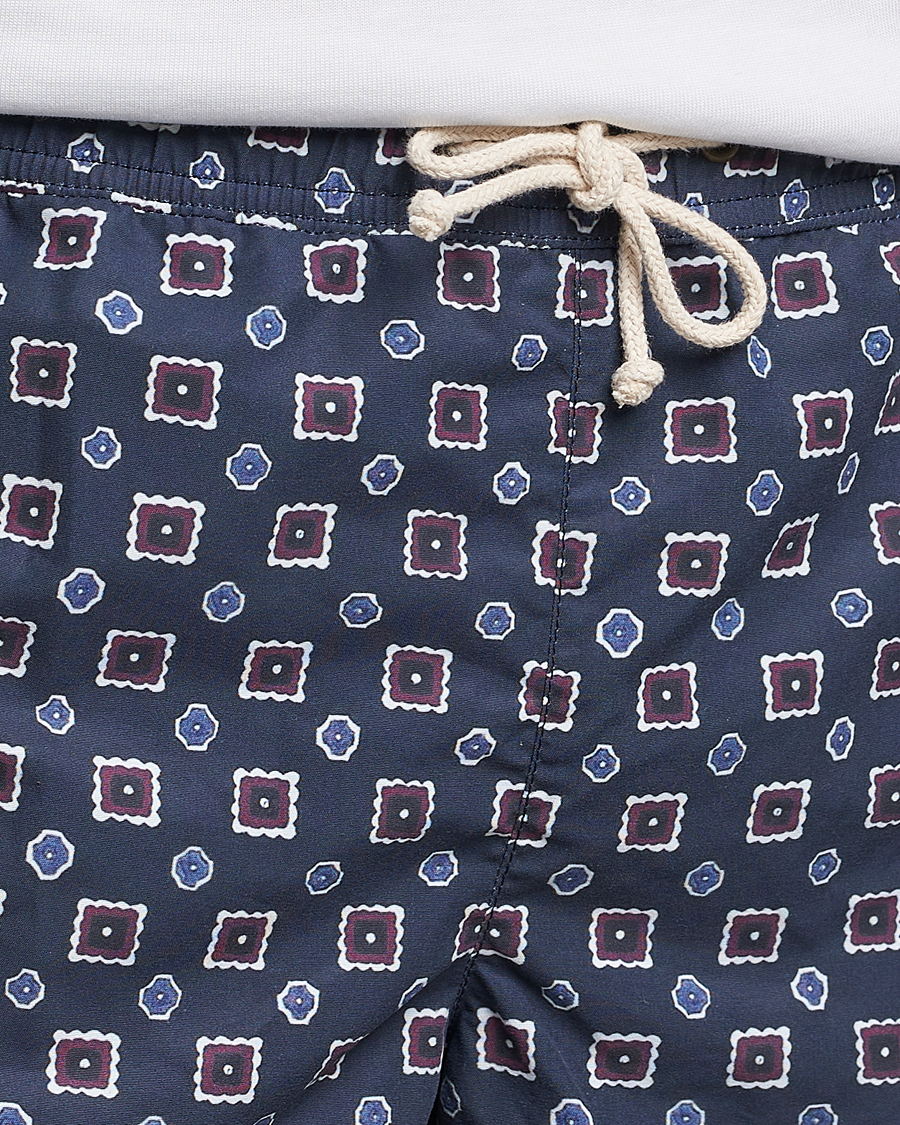Herre | Badeshorts | Ripa Ripa | Scirocco Printed Swimshorts Blue