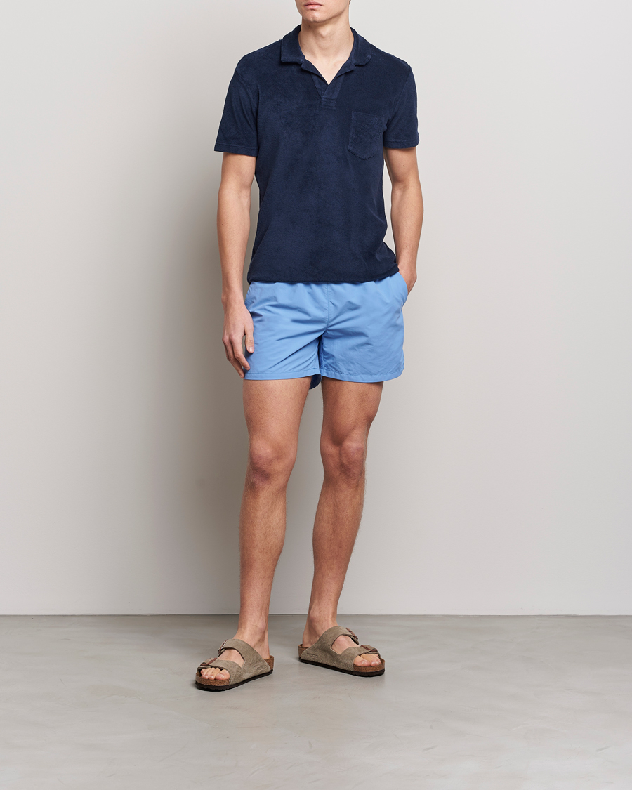 Herre | Badeshorts | Ripa Ripa | Plain Swimshorts Light Blue
