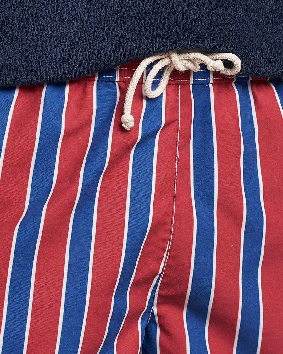 Herre | Badeshorts | Ripa Ripa | Monterosso Striped Swimshorts Red/Blue