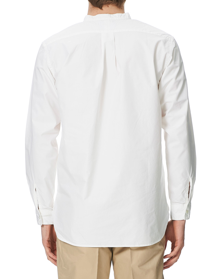 Herre | Skjorter | BEAMS PLUS | Band Collar Popover Shirt White
