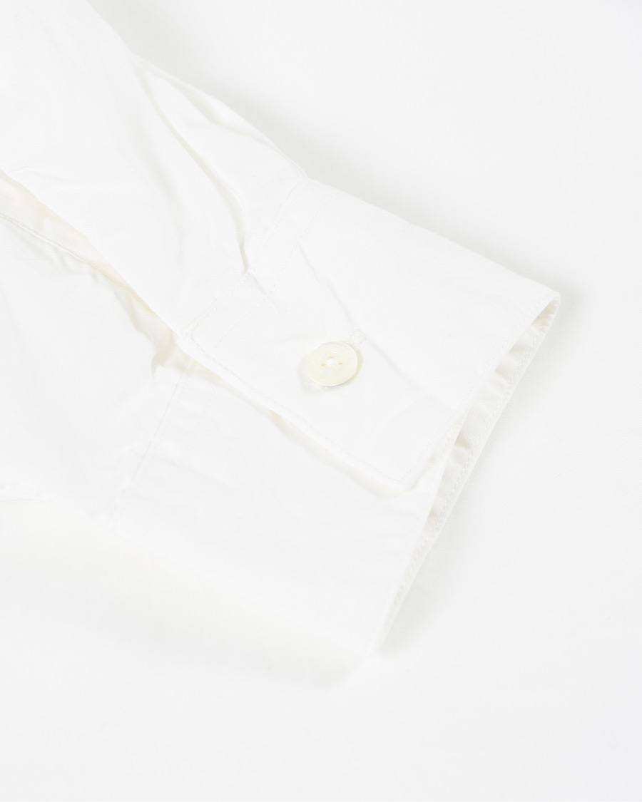 Herre | Skjorter | BEAMS PLUS | Band Collar Popover Shirt White