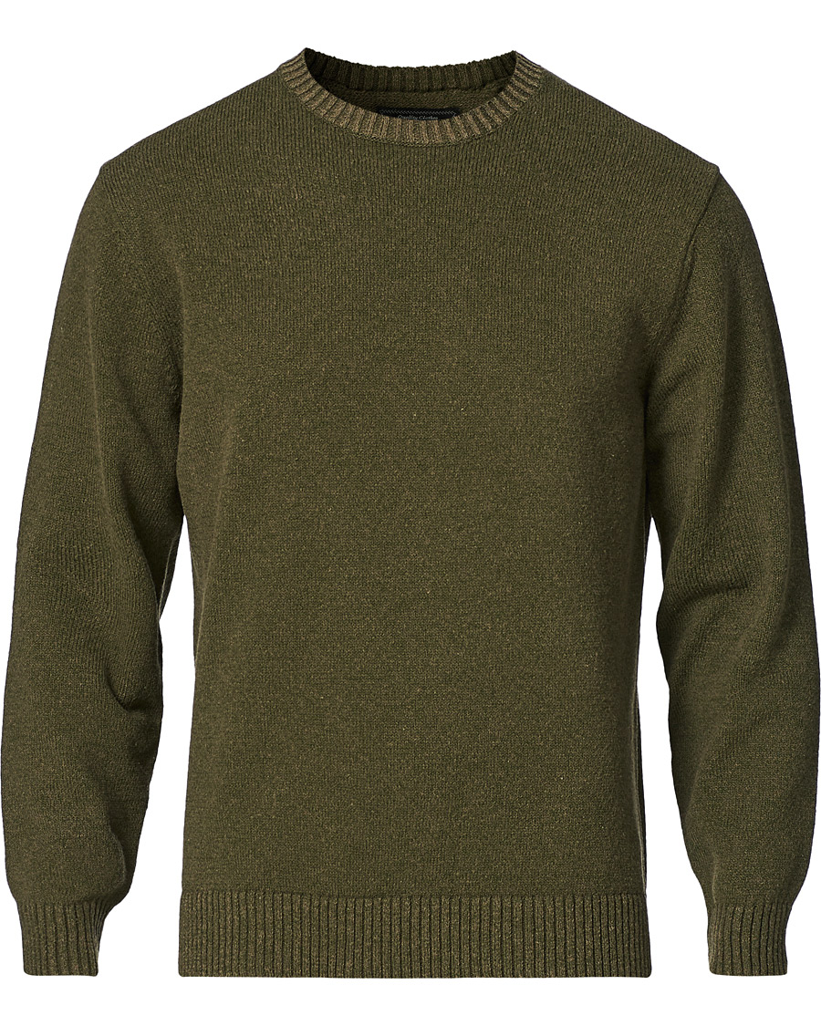 Herre | Gensere | BEAMS PLUS | Lily Yarn Crew Neck Olive
