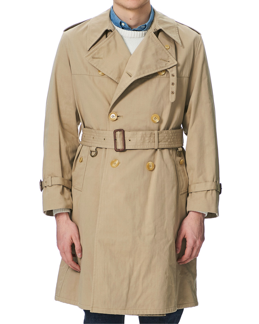 Herre | Jakker | BEAMS PLUS | Classic Trench Coat Beige