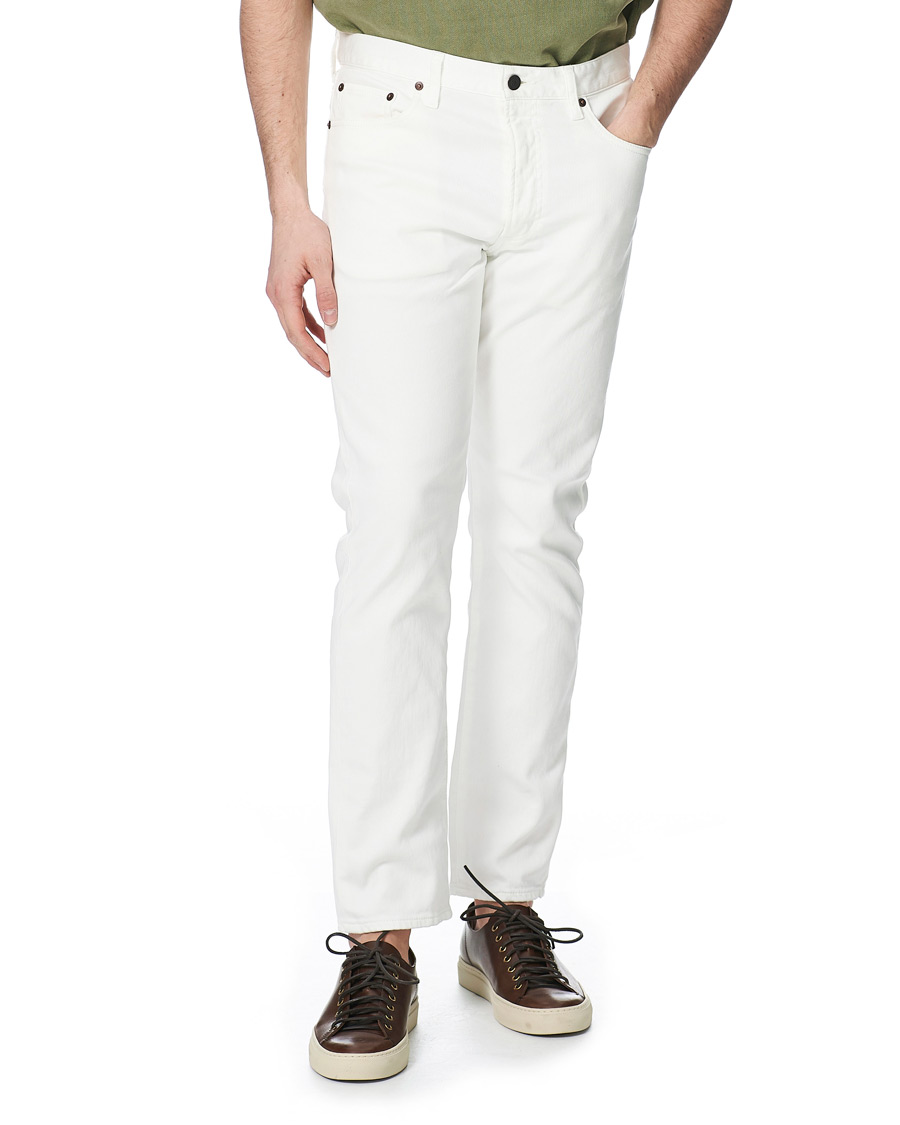 Herre | Bukser | BEAMS PLUS | 5 Pocket Pants Off White