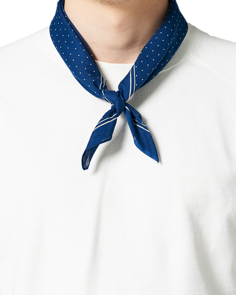 Herre | BEAMS PLUS Bandana 2 Pack Navy | BEAMS PLUS | Bandana 2 Pack Navy