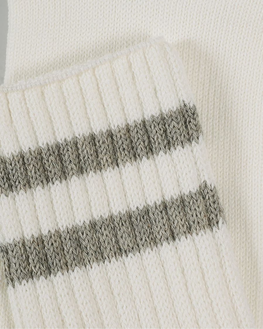 Herre | Undertøy | BEAMS PLUS | Schoolboy Socks White/Grey