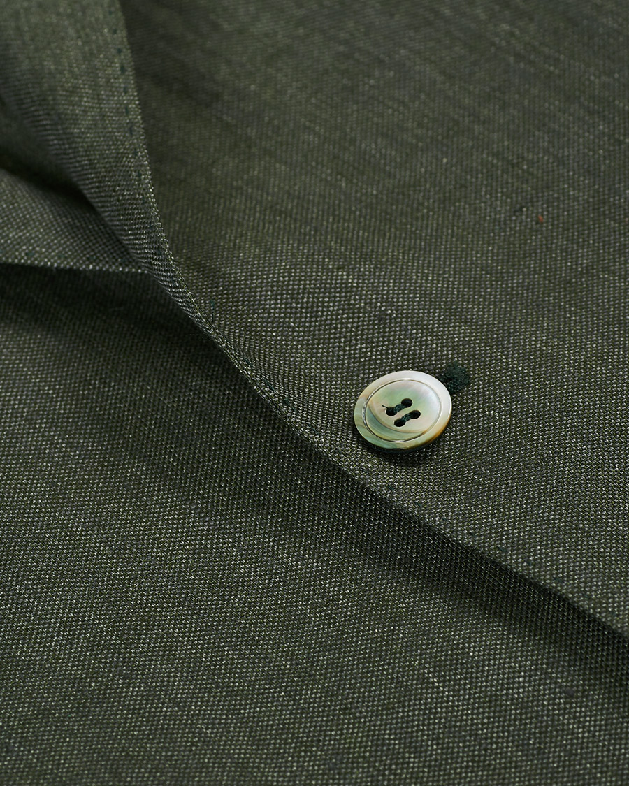 Herre | Dressjakker | Oscar Jacobson | Egel Linen Blazer Green