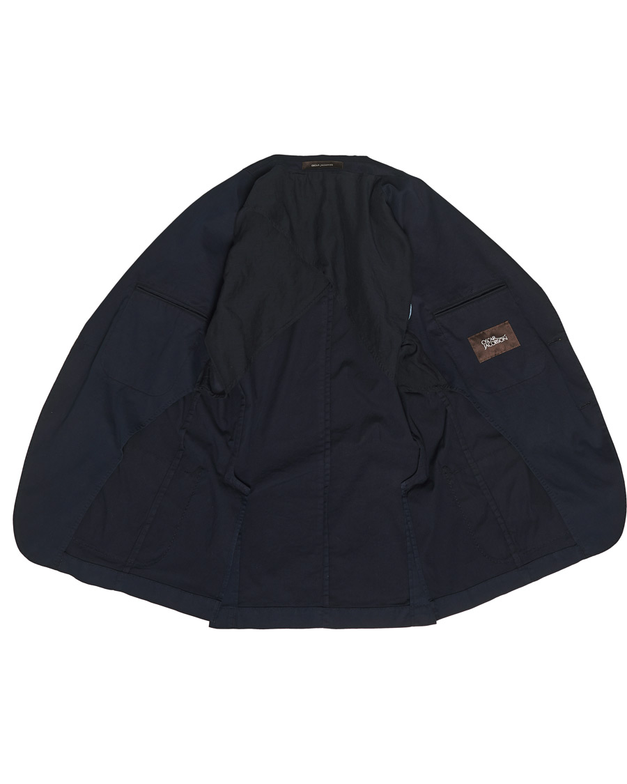 Herre | Dressjakker | Oscar Jacobson | Egel Cotton Blazer Navy