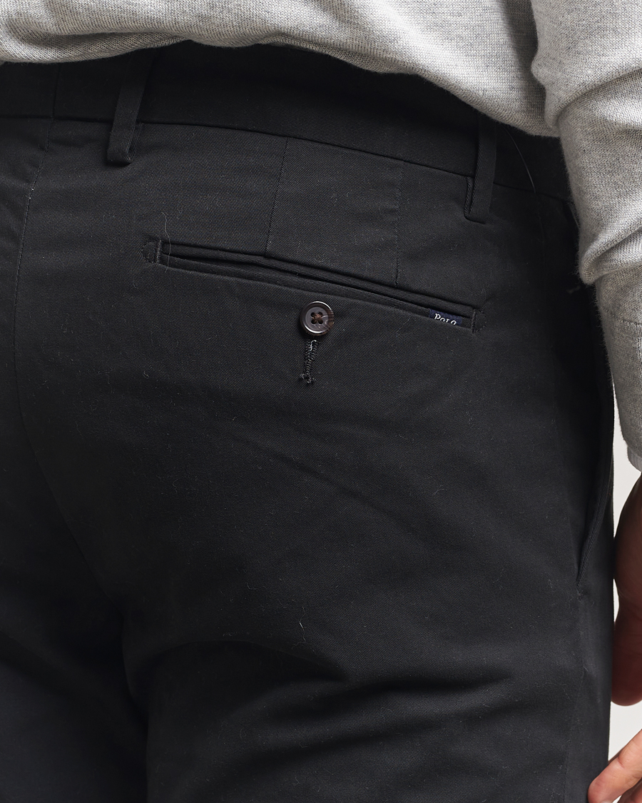 Herre | Bukser | Polo Ralph Lauren | Slim Fit Stretch Chinos Black