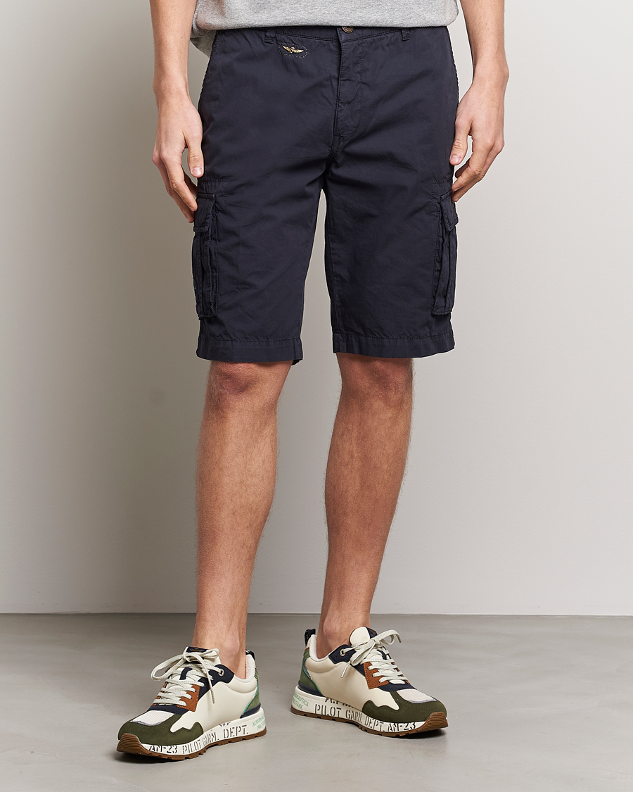 Herre | Salg klær | Aeronautica Militare | BE066 Cargo Shorts Navy