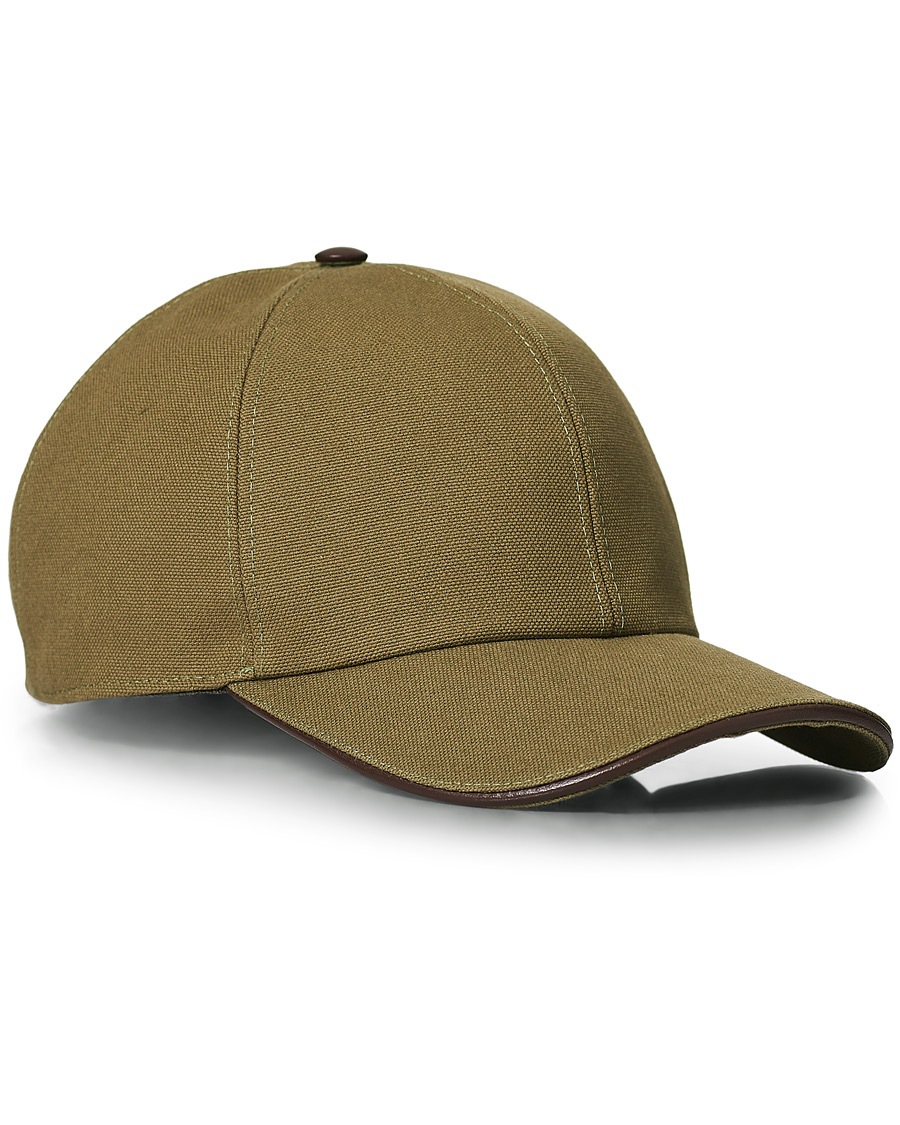 Herre | Eton Classic Cotton Cap Khaki | Eton | Classic Cotton Cap Khaki
