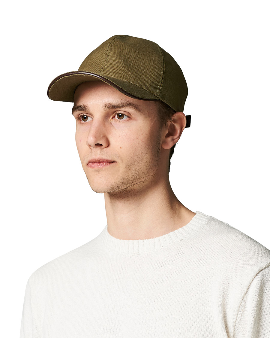 Herre | Eton Classic Cotton Cap Khaki | Eton | Classic Cotton Cap Khaki