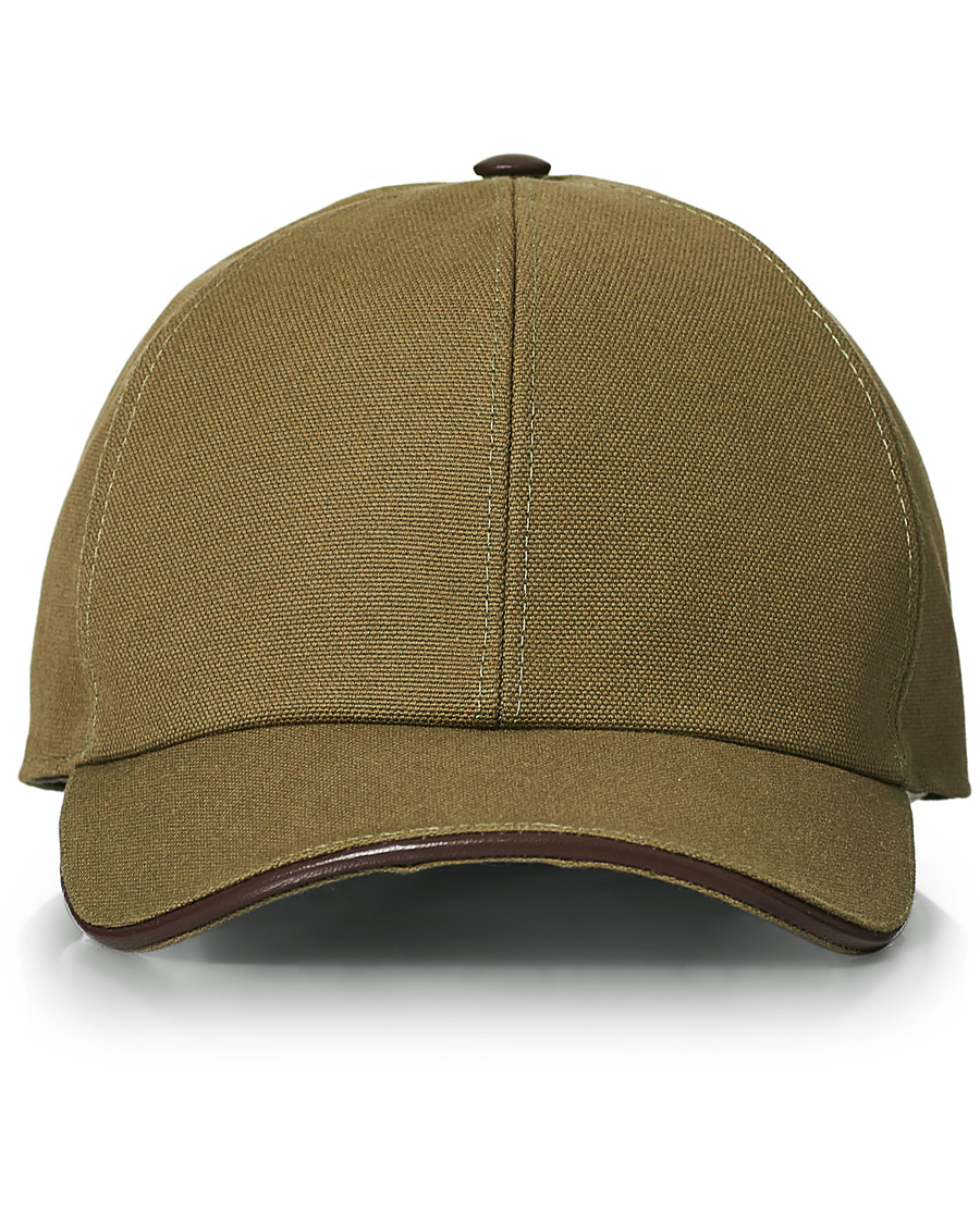 Herre | Eton Classic Cotton Cap Khaki | Eton | Classic Cotton Cap Khaki