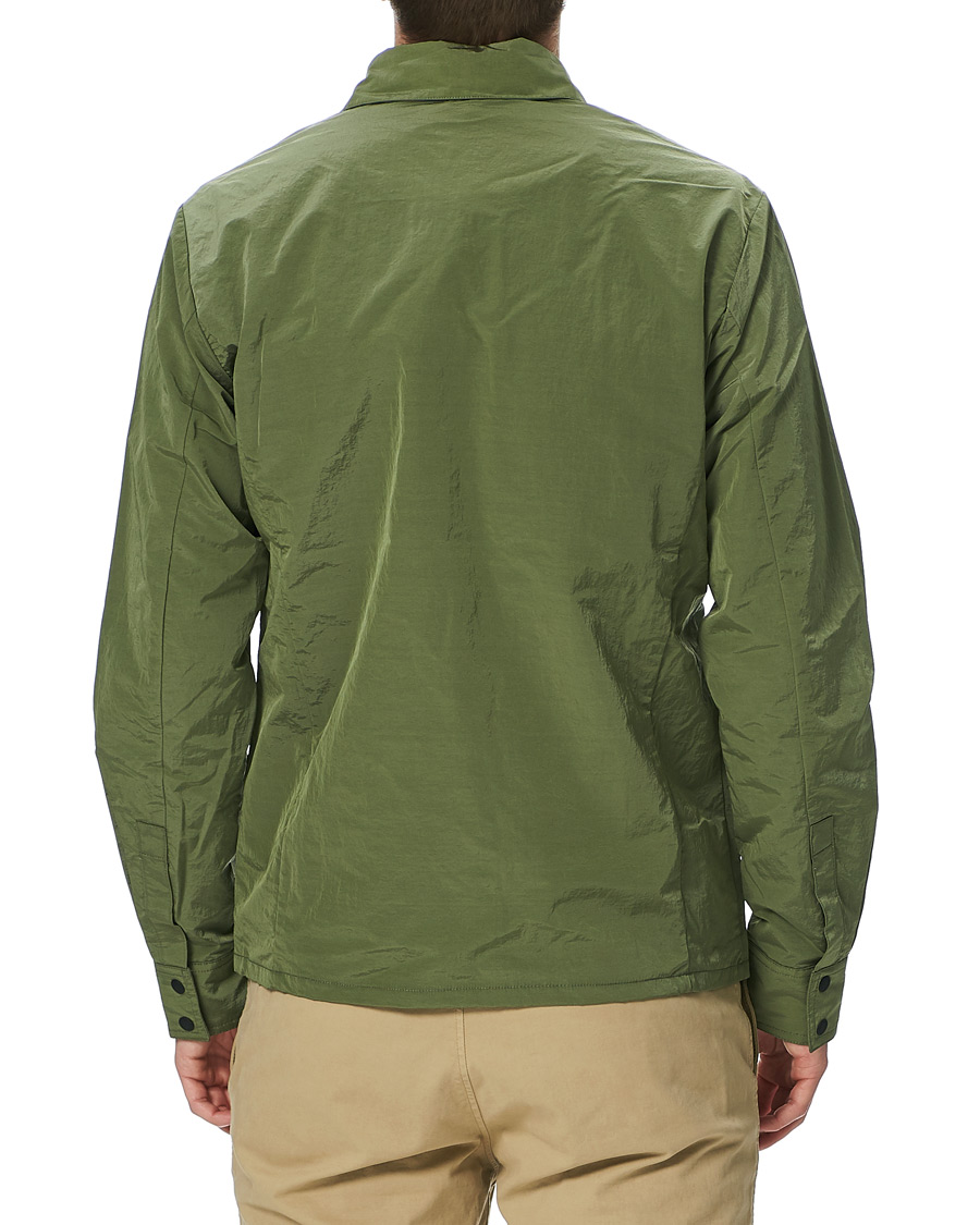 Herre | Skjorter | Save The Duck | Elton Crinkle Nylon Shirt Jacket Cactus Green