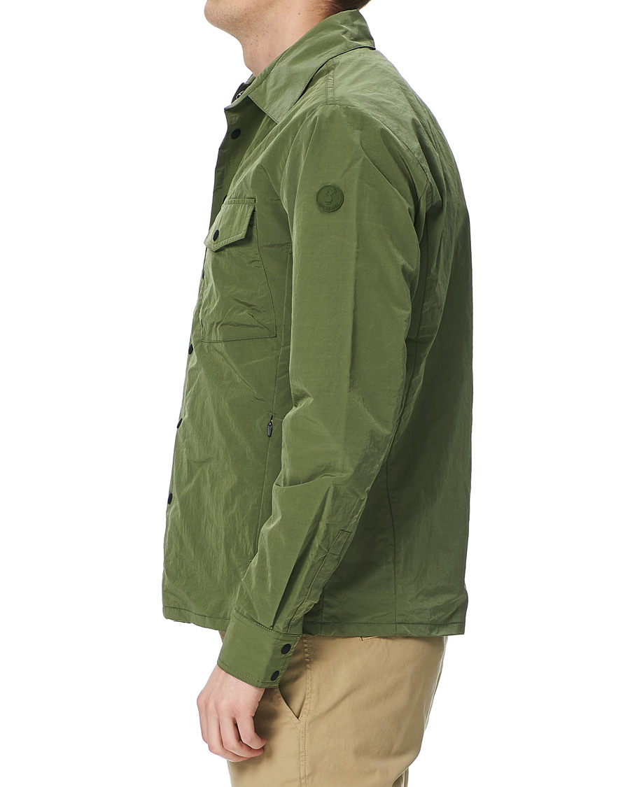 Herre | Skjorter | Save The Duck | Elton Crinkle Nylon Shirt Jacket Cactus Green