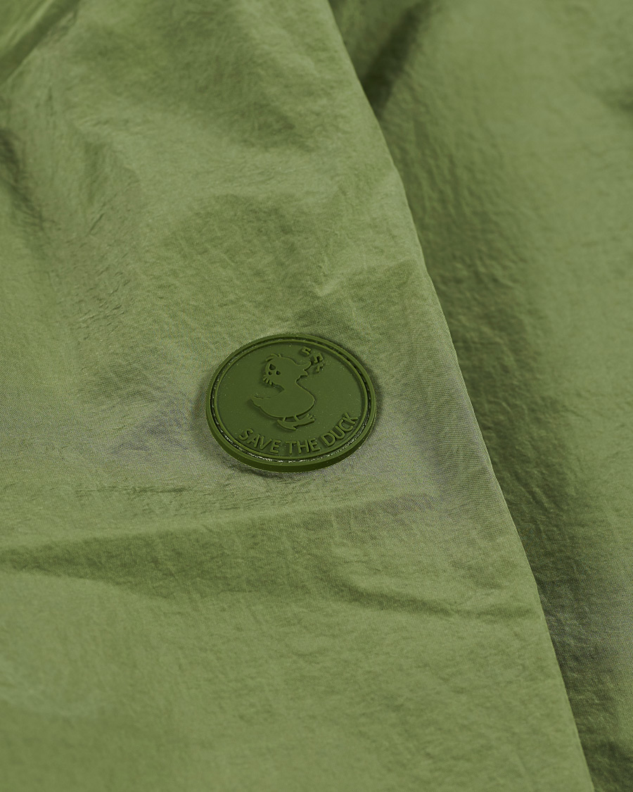 Herre | Skjorter | Save The Duck | Elton Crinkle Nylon Shirt Jacket Cactus Green