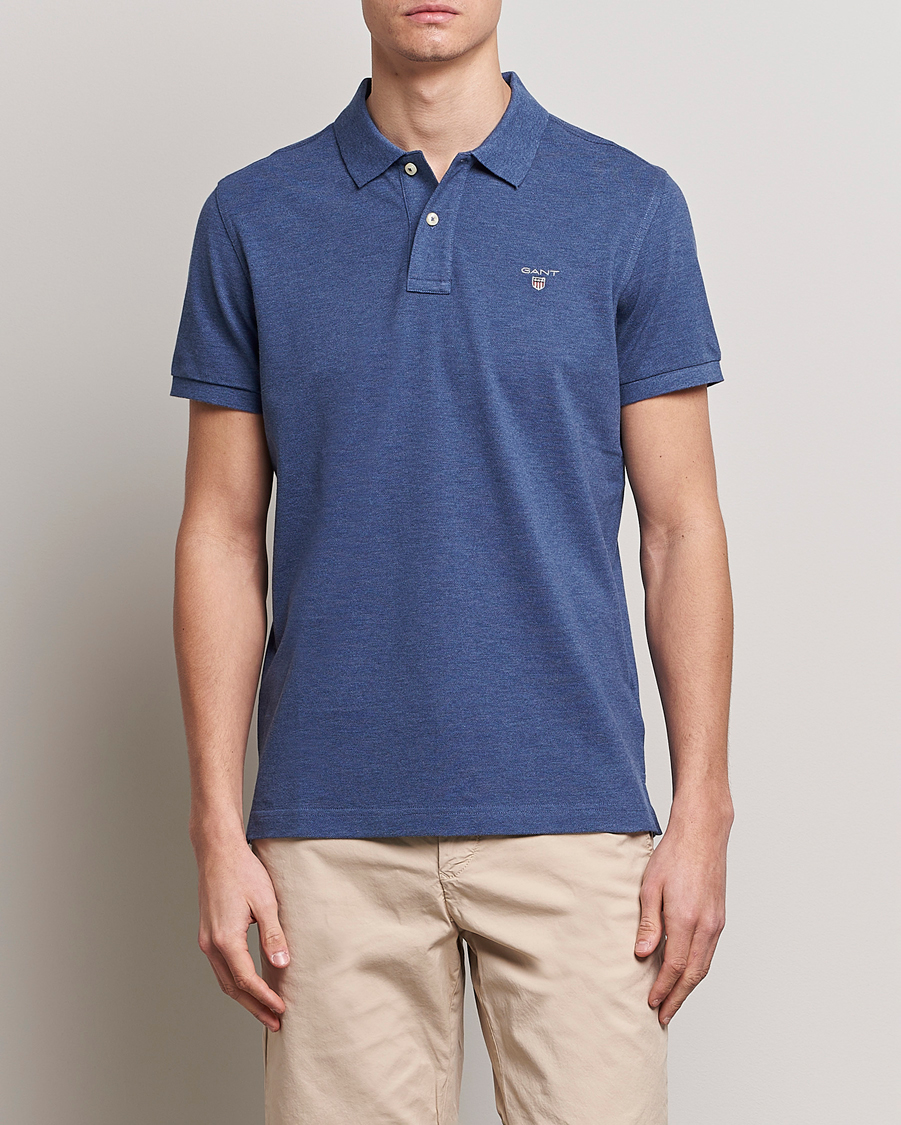 Herre | | GANT | The Original Polo Marine Melange