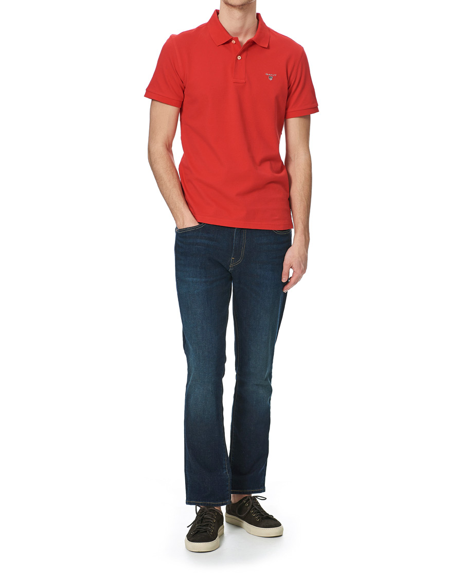 Herre | Pikéer | GANT | The Original Polo Bright Red