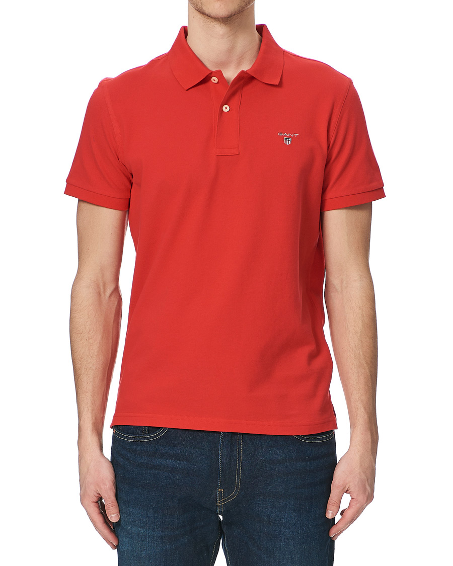 Herre | Pikéer | GANT | The Original Polo Bright Red