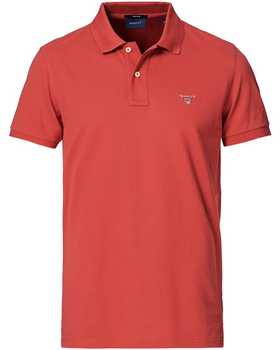 Herre | Pikéer | GANT | The Original Polo Cardinal Red