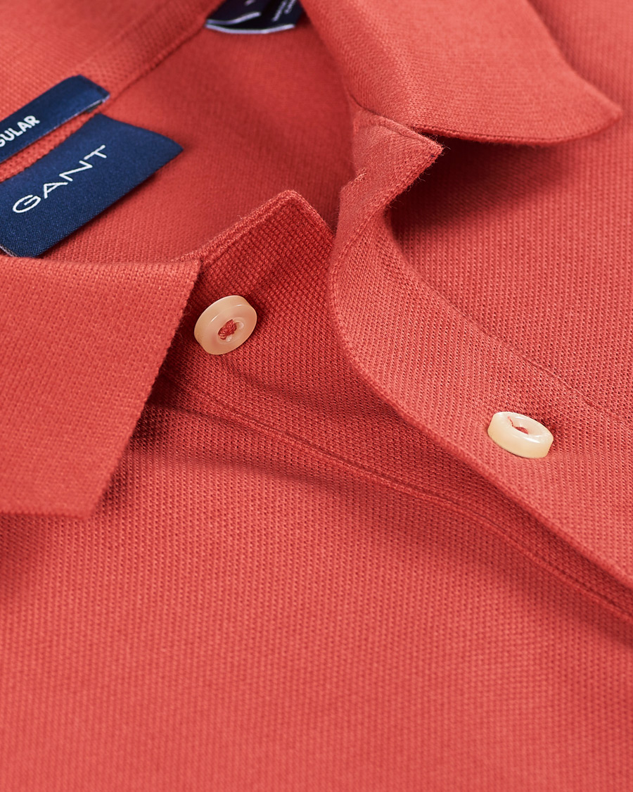 Herre | Pikéer | GANT | The Original Polo Cardinal Red