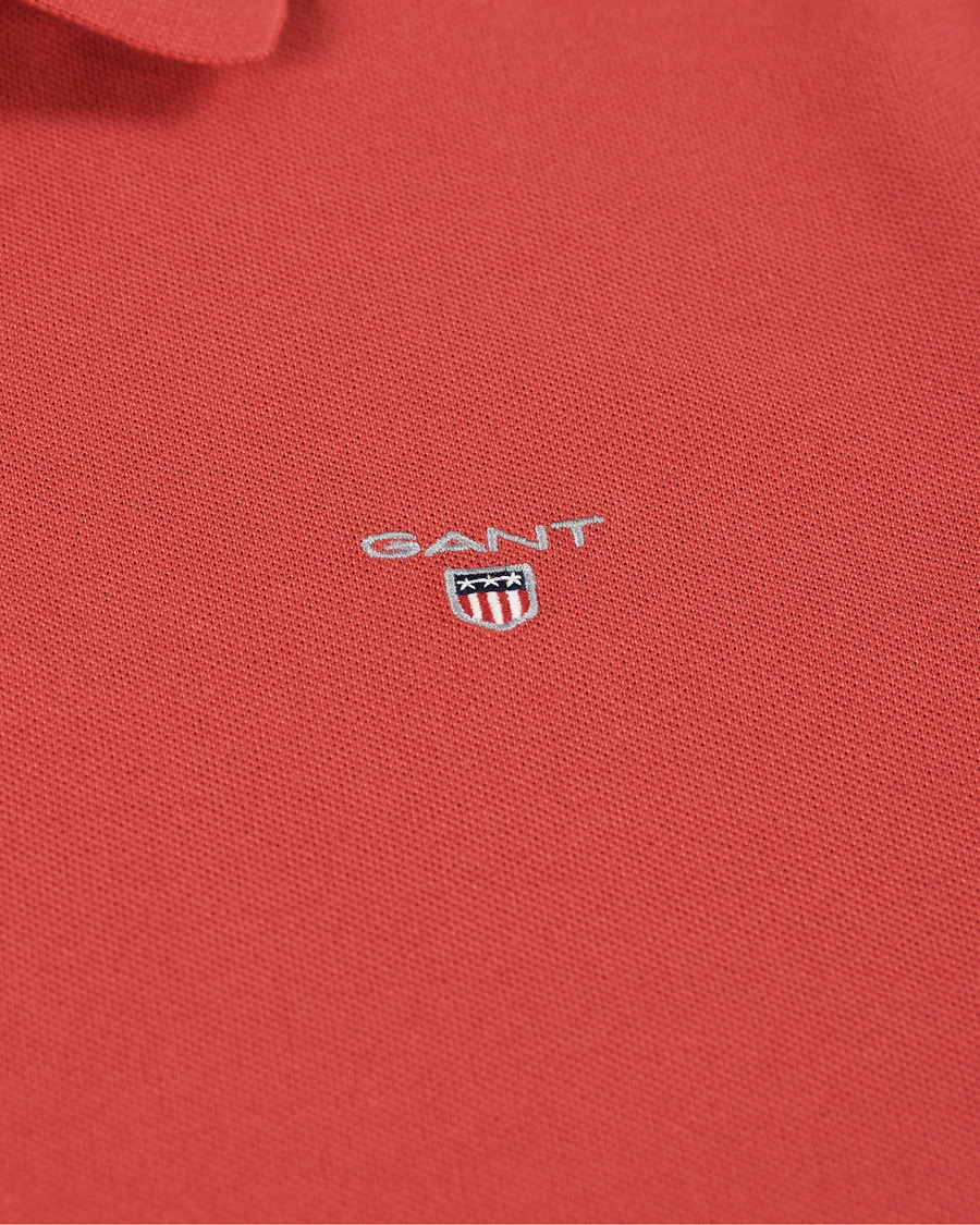 Herre | Pikéer | GANT | The Original Polo Cardinal Red