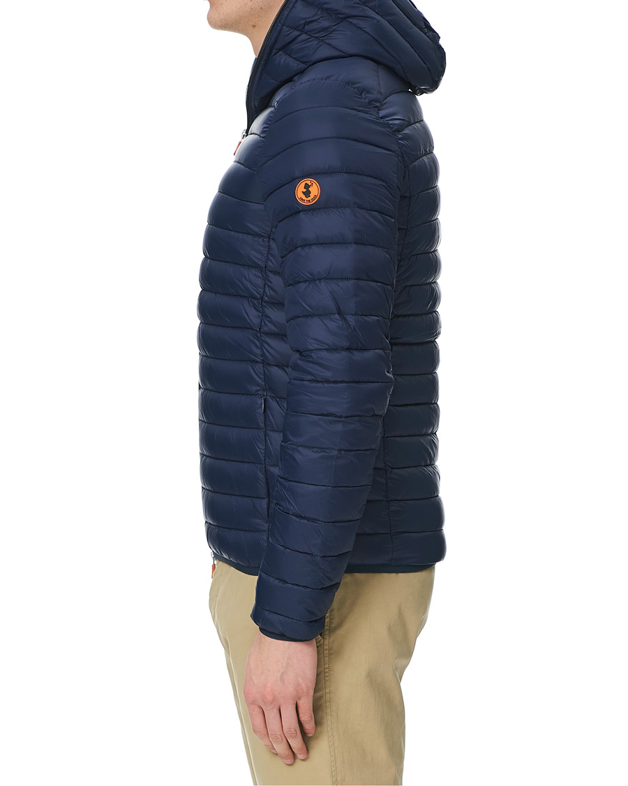 Herre | Jakker | Save The Duck | Donald Lightweight Padded Hooded Jacket Navy