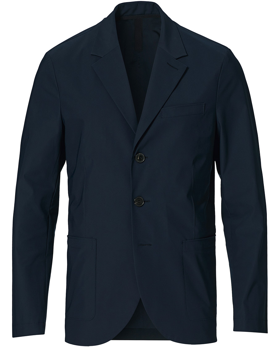 Herre | Dressjakker | Harris Wharf London | Light Technic Travel Blazer Dark Blue