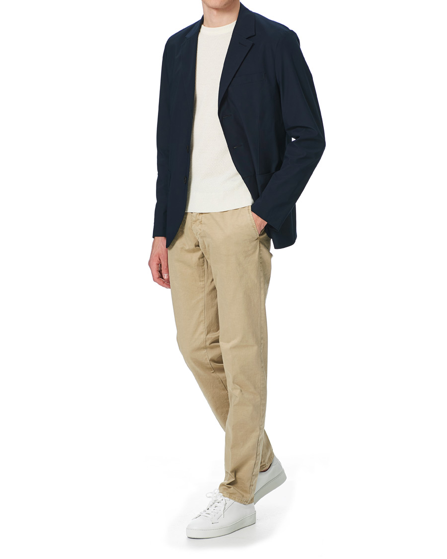 Herre | Dressjakker | Harris Wharf London | Light Technic Travel Blazer Dark Blue